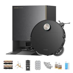 DREAME X60 Max Ultra Complete Robot Vacuum and Mop, Upgraded from X50 Series, 3.13in (7.95cm) Ultra-Thin Design, 35,000Pa Suction, Self Emptying&Refilling, Mop Self-Cleaning, 280+ Obstacle Avoidance Black X60 Max Ultra Complete