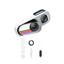 Insta360 GO 3S Retro Bundle Special Edition 128GB White - Small 4K Vlogging Camera, Hands-Free POV Cam, Retro Filters, 4K30fps, Extra Bttery, Lightweight Wearable Vlog Camera for Street & Daily Shots White 128GB