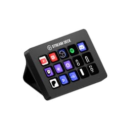 Elgato Stream Deck MK.2 – Studio Controller, 15 macro keys, trigger actions in apps and software like OBS, Twitch, YouTube and more, USB, works with Mac and PC Stream Deck Black
